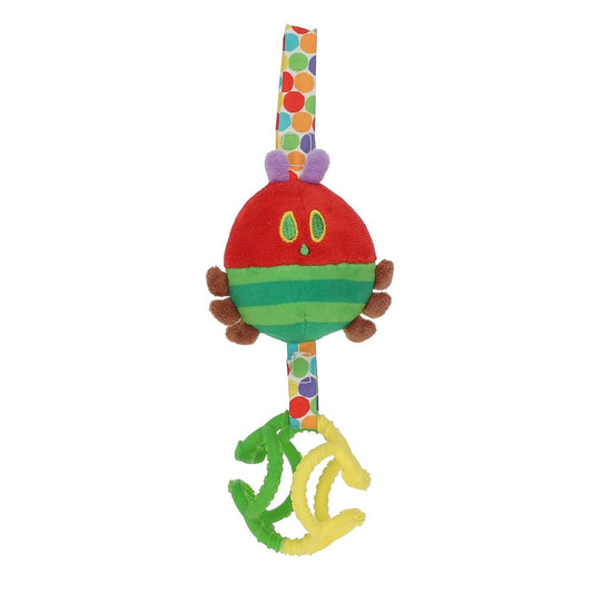 KIDS PREFERRED Eric Carle Very Hungry Caterpillar Chime Toy with Silicone Gummi Ogobolli – Makes Sound When Shaken and