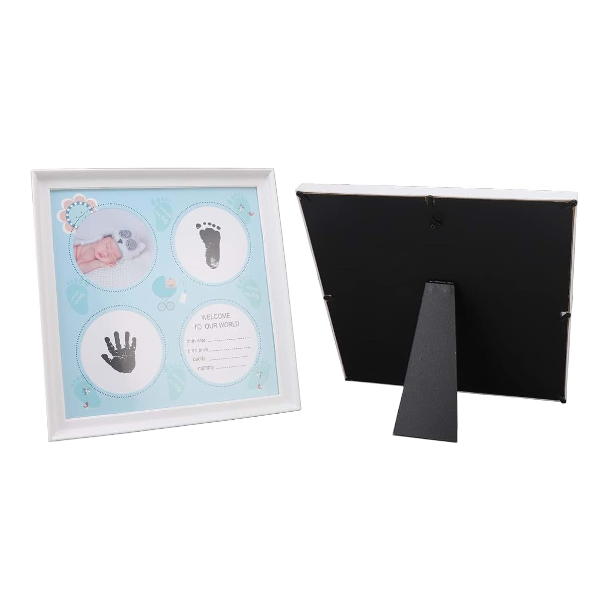 Milltrip Newborn Hand & Footprint Keepsake Frame, Display with Shadow Box (photo 4)