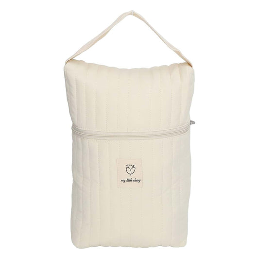 Bnineteenteam Diaper Bag Organizing Pouches,Portable Handheld Large Capacity Cotton Diaper Storage Bag Pouch
