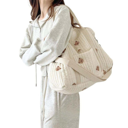 Diaper Bag Tote for Mommy - Large Capacity Hospital Storage Bag