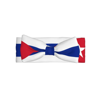 XZDLYY Soft Cuban Flag Baby Headband With Knot Bow For Infants