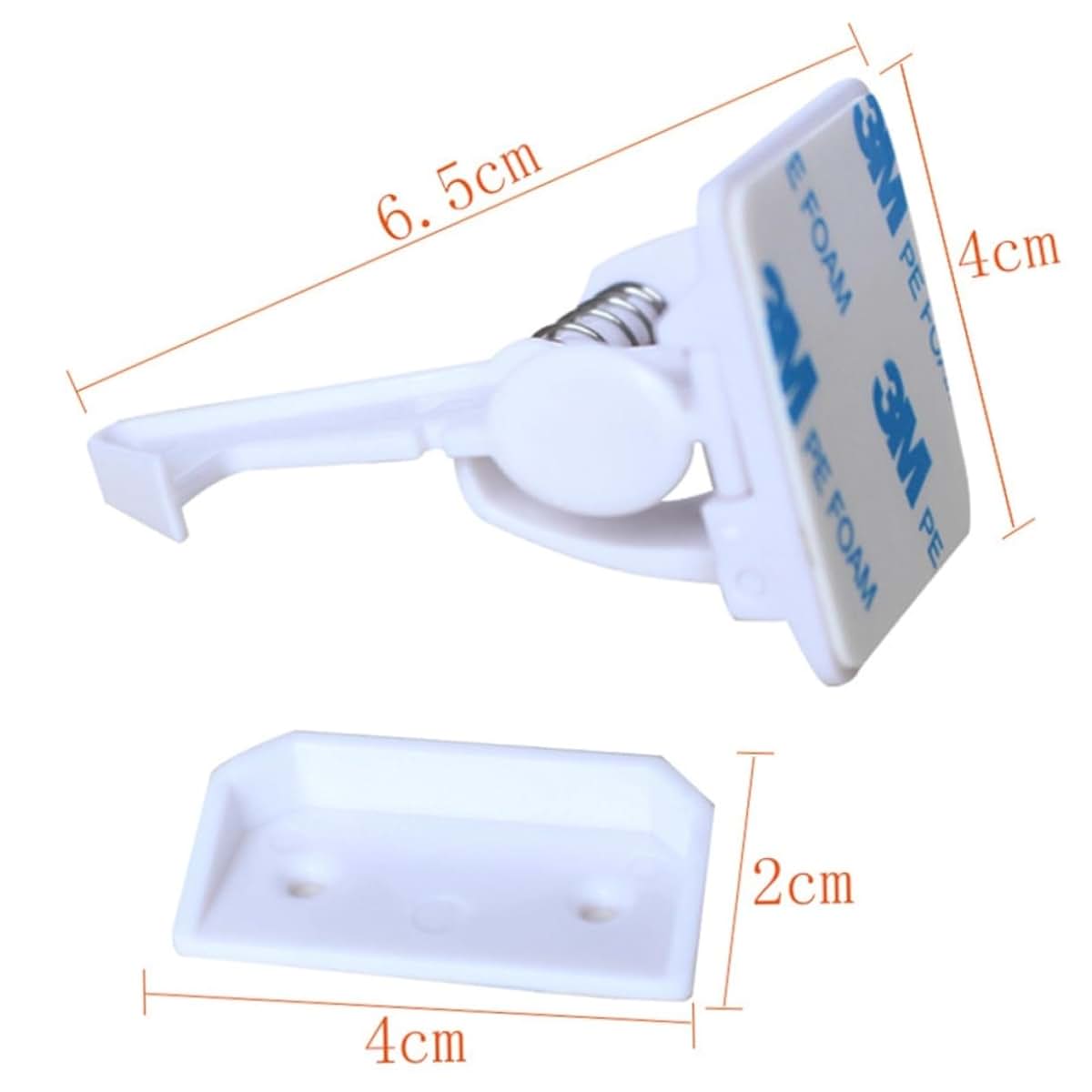RORPOIR Childproof Safety Latches 12 Pack