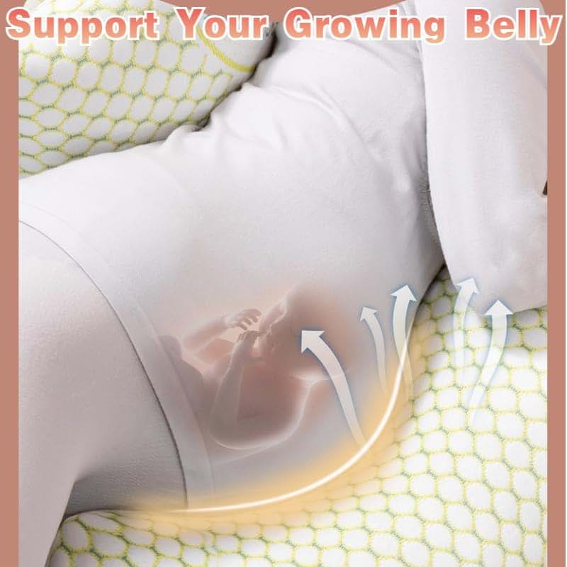 HAPIKI Pregnancy Pillows for Sleeping, U Shaped Full Body Pillow for Pregnancy Women,Maternity and Nursing Pillow (photo 4)