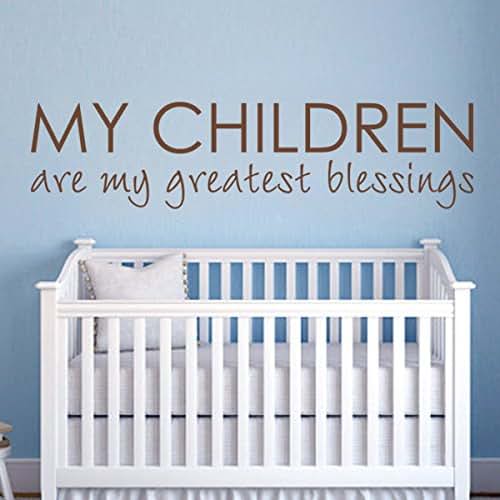 DigTour WallArt My Children Are My Greatest Blessings Vinyl Nursery Wall Decal
