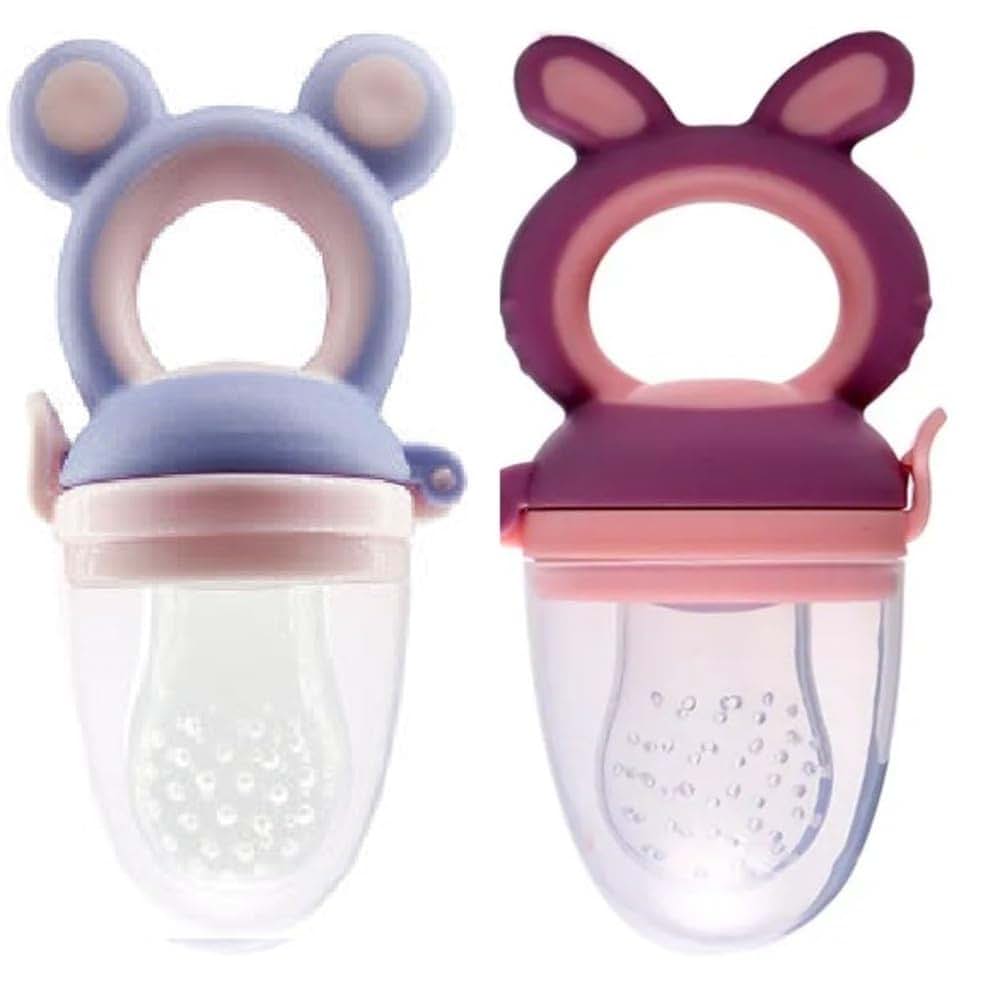 Yummy Baby Fresh Fruit And Food Feeding Teether, 2 Pack