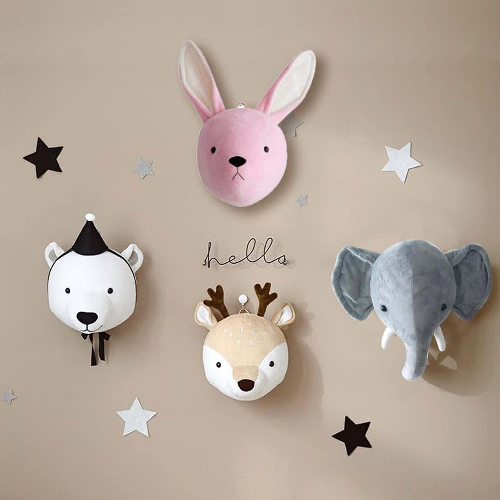 Zkbszn Stuffed Animal Wall Hanging for Nursery Decor
