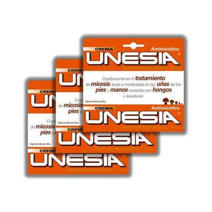 Unesia Crema Cream 3-Pack, Unscented for Whole Body