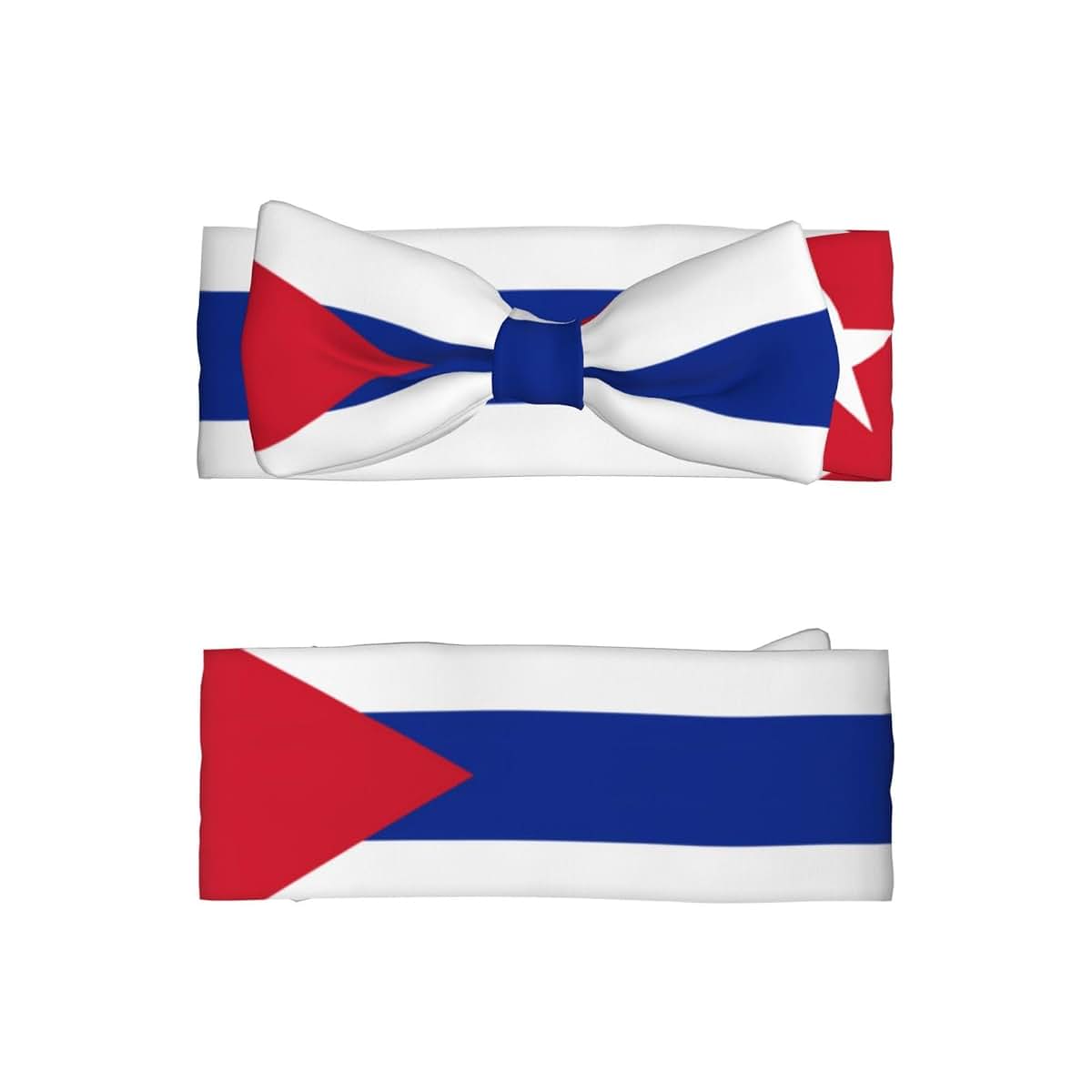 XZDLYY Soft Cuban Flag Baby Headband With Knot Bow For Infants (photo 2)