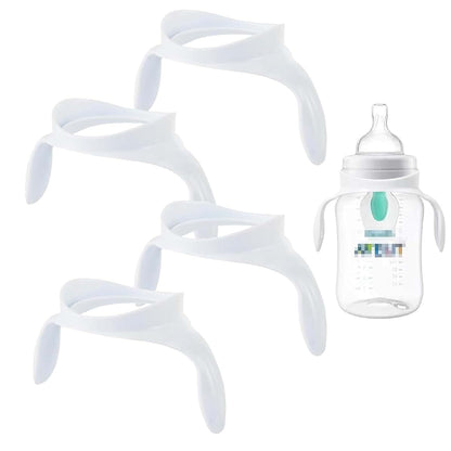 Solala Baby Bottle Handles Compatible with Avent Anti-Colic Bottles, 4-Pack White