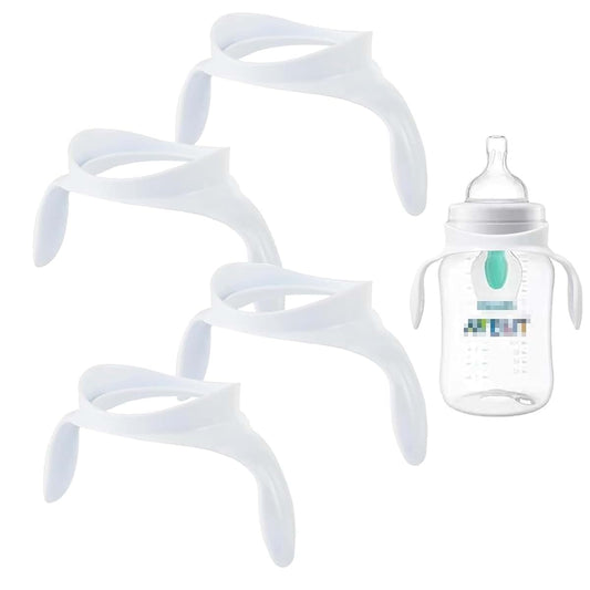 Solala Baby Bottle Handles Compatible with Avent Anti-Colic Bottles, 4-Pack White