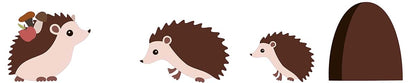 DS Inspirational Decals Hedgehog Animal Wall Decoration