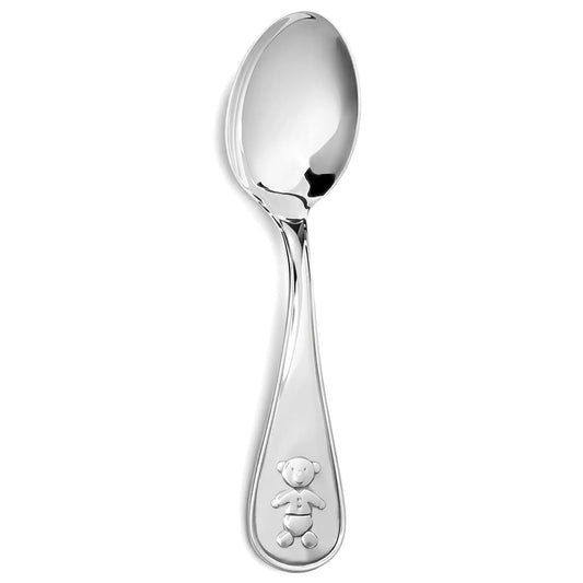 Krysaliis Teddy Bear .925 Sterling Silver Baby Feeding Spoon