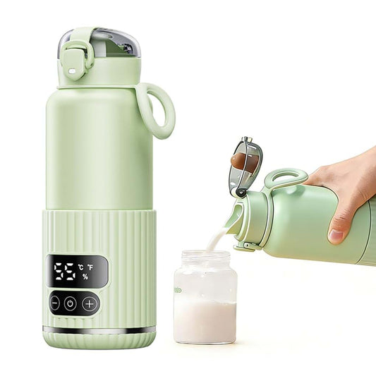 huasida Portable Bottle Warmer with Fast Heating and Long Constant Temperature 15oz Capacity Heated Travel Mug for