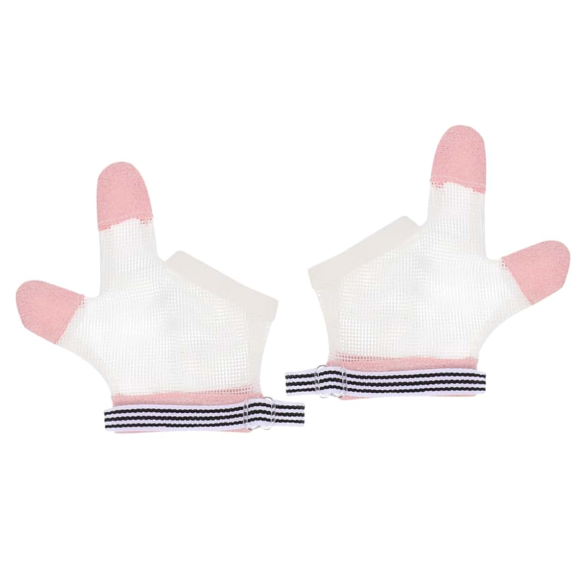Abaodam Baby Finger Sucking Stop Gloves - Adjustable Mesh Thumb Guard