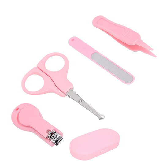 FASJ Baby Scissors, Baby Nail Clipper Long Lasting for Infant for Home(pink)