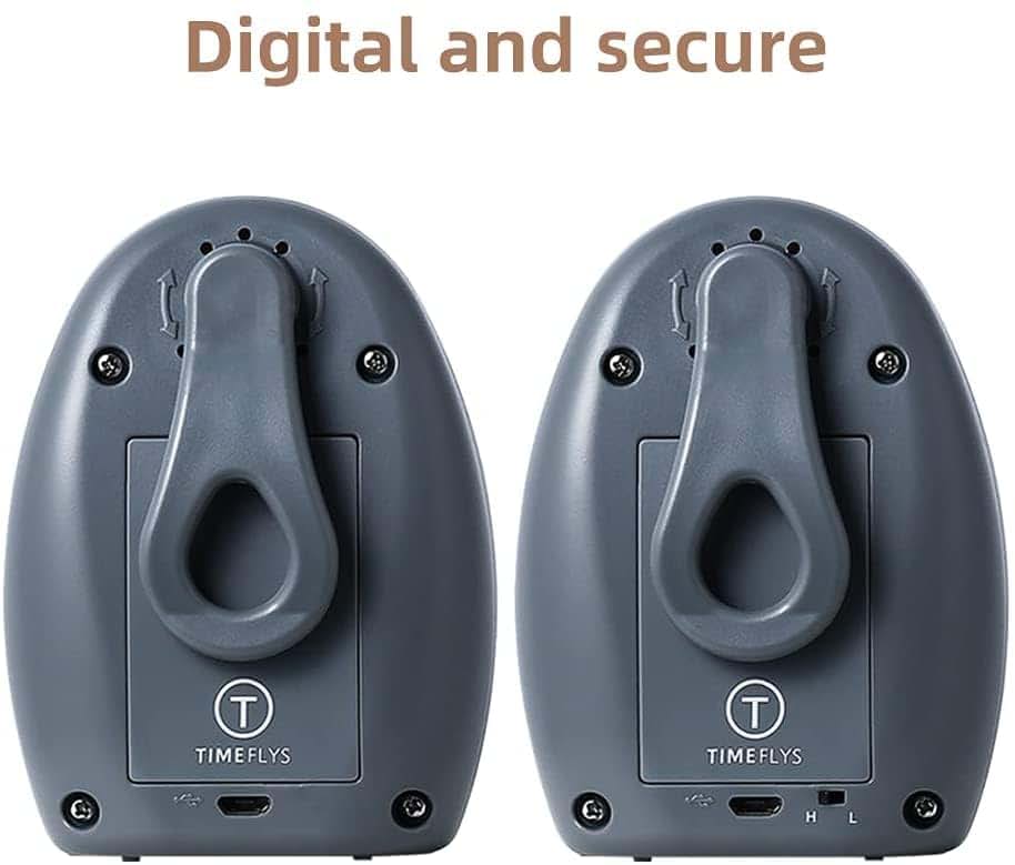TimeFlys Mustang Panda Audio Baby Monitor with Long Range and Temperature Monitoring