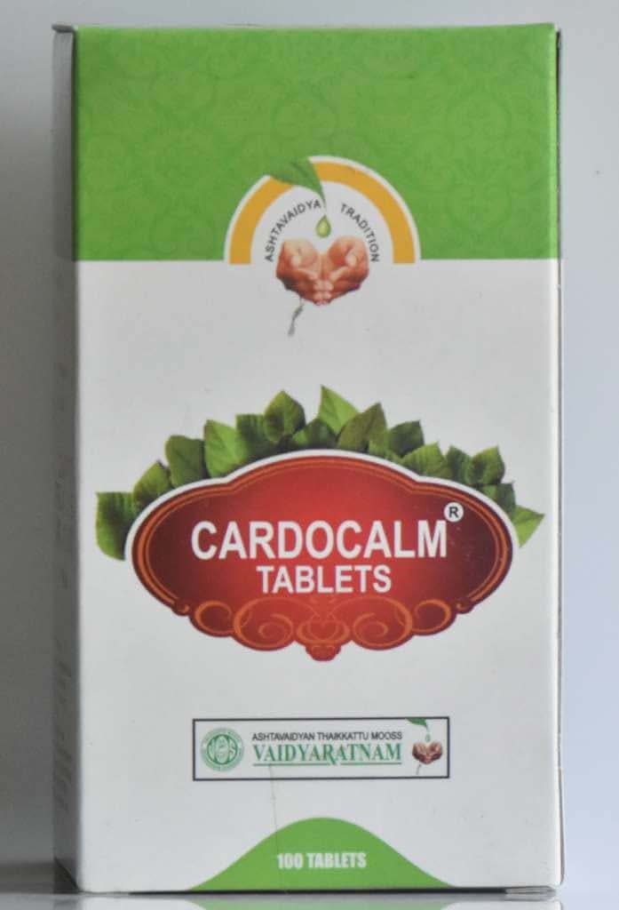 Vaidyaratnam Cardocalm Tablets 100 Count