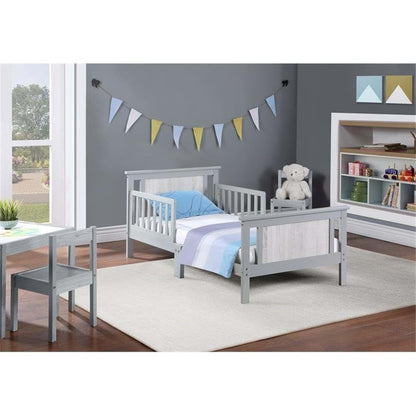 Olive & Opie Connelly Toddler Bed Gray & Rockport Gray (photo 2)