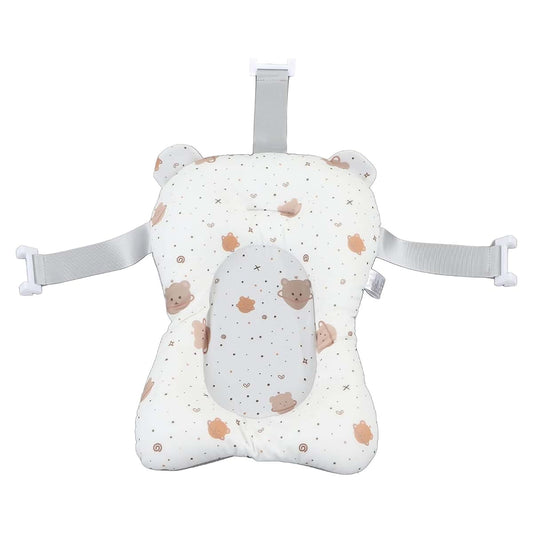 shenruifa Baby Bath Cushion Infant Bath Pad Mat Premium Polyester Soft Quick Dry Comfortable Cushioned Pillow for