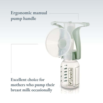 Manual Breast Pump for Portable Milk Expression | Ameda
