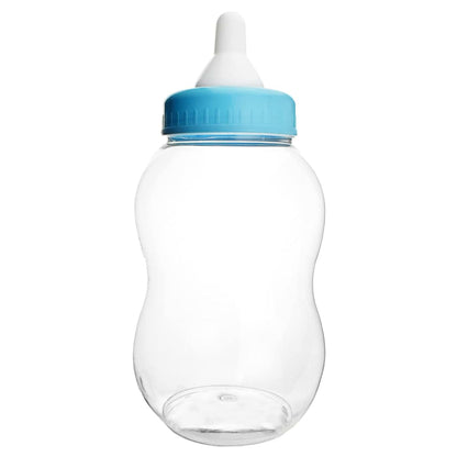 Homeford Jumbo Milk Bottle Coin Bank, Baby Shower Decoration, Light Blue