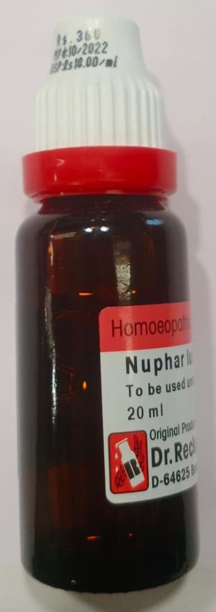Dr. Reckeweg Nuphar Lutea Mother Tincture Q Liquid 20ml (photo 2)