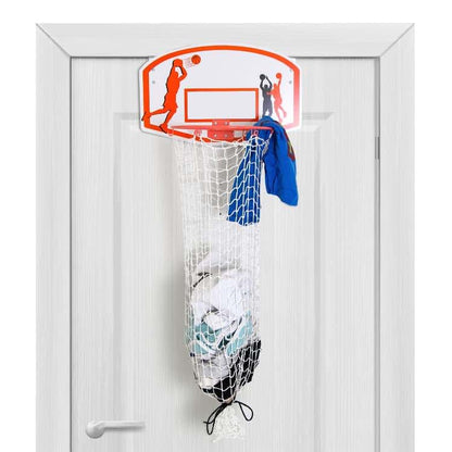 Bundaloo Basketball Laundry Hamper Over The Door Hoop