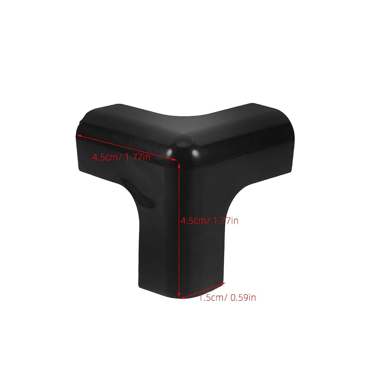 Didiseaon 8pcs Soft Black Table Edge Protectors Corner Guards for Furniture Safety