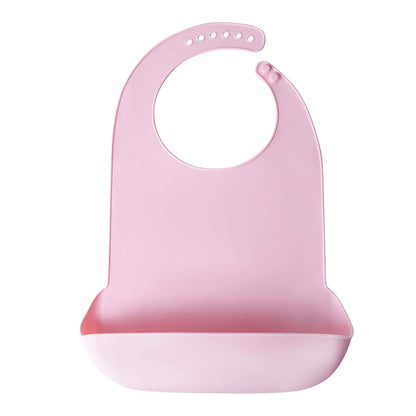 Vdaxvme Adult Silicone Bib With Food Catcher And Adjustable Fit