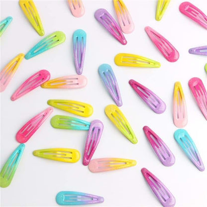 Candy Color Portable Hair Clip Set for Girls