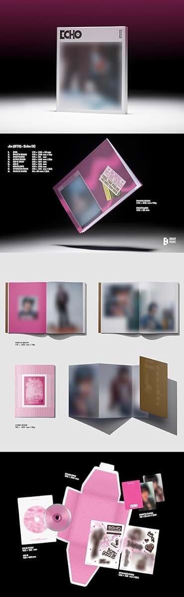 A BLANK B'TS JIN Echo 2nd Solo Mini Album (Standard 3 ver. SET)