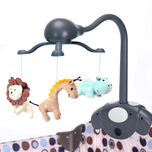 CUTIE PUMPKIN Baby Crib Mobile for Pack and Play,Bassinet Mobile with Music,Rotation,Nursy Lights,Natural Sounds,Timer