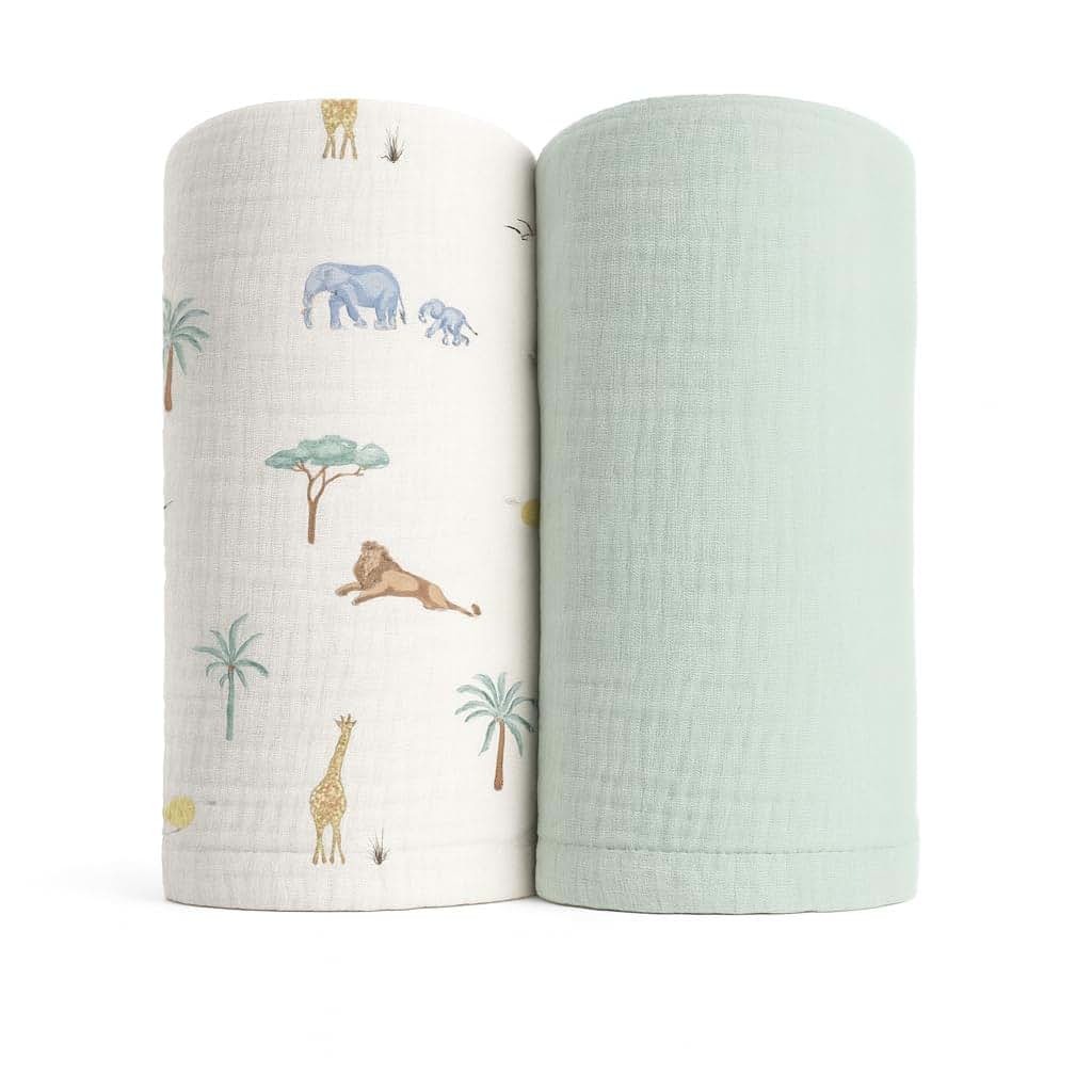 Sunshine & Snuggles Cotton Swaddle Blankets
