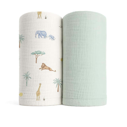 Sunshine & Snuggles Cotton Swaddle Blankets