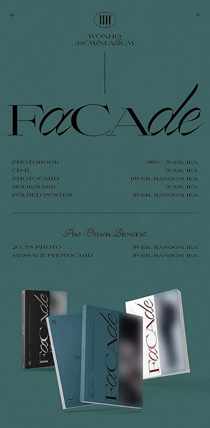 Dreamus Wonho Facade 3rd Mini Album Ver.03 With Photobook (photo 2)
