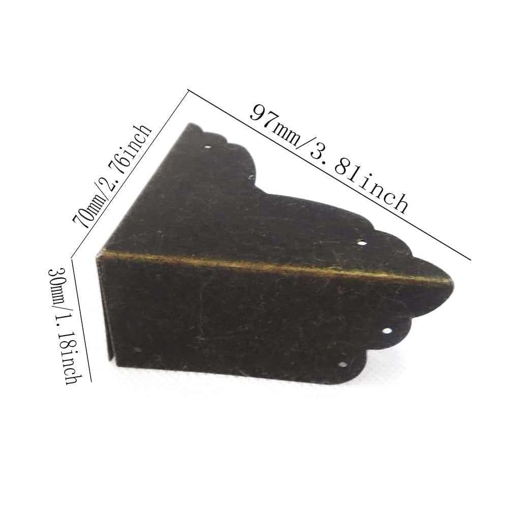 Paxar Corner Guard 4 Pcs Bronze Furniture Corner Protector