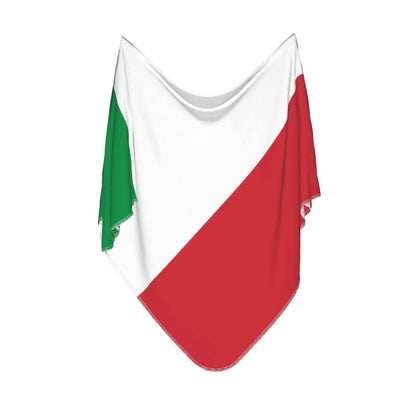 CUTEDWARF Italian Flag Baby Blanket Receiving Blanket Swaddle Wrap for Newborn Infant