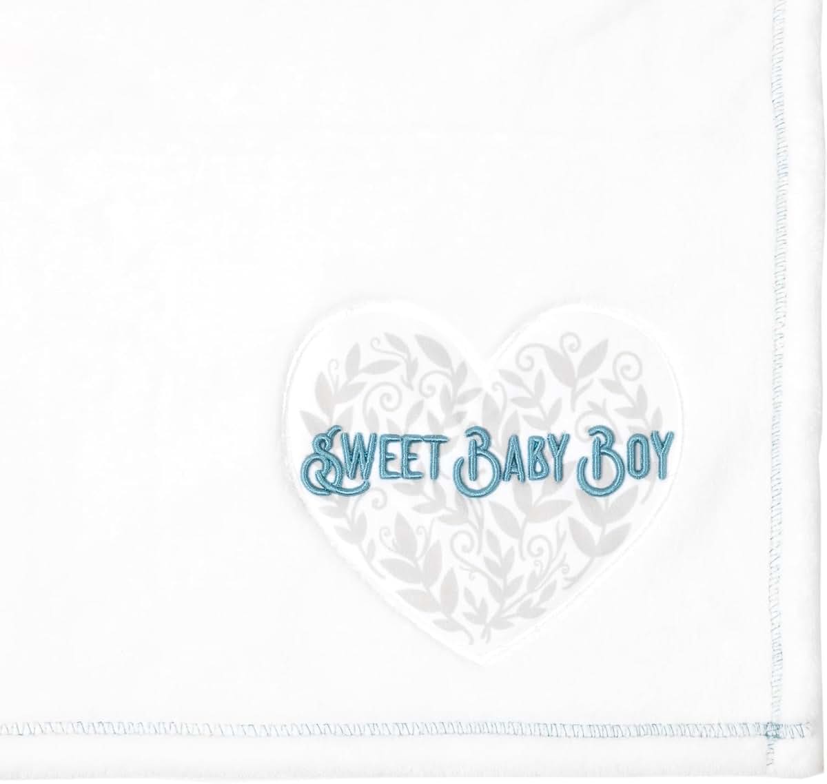 Pavilion Gift Company Sweet Baby Boy Plush Baby Blanket Throw