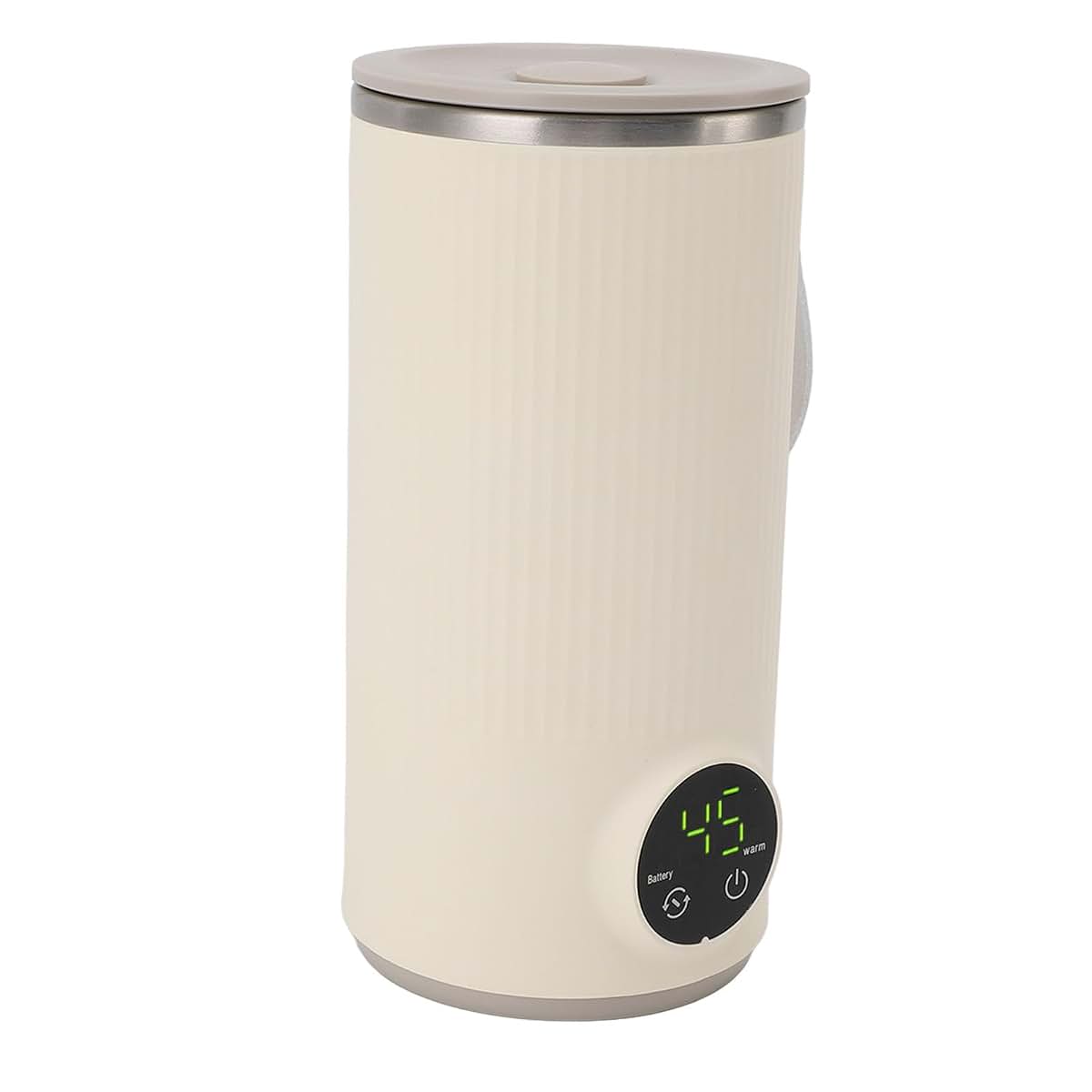 Portable Milk Warmer & Mixer | Stainless Steel USB Charging Bottle Warmer