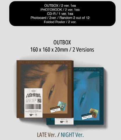 DREAMUS Jay Chang Late Night 1st Mini Album (LATE) (photo 2)