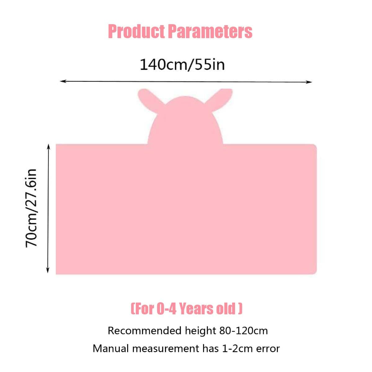 YEBON Kids Hooded Towel Soft Absorbent Bath Towel with Cute Frog Design for Babie, Toddler, Infant Perfect Shower Gifts (photo 2)