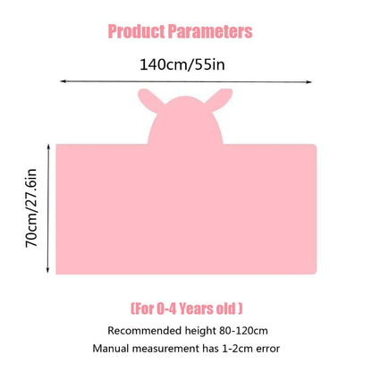 YEBON Kids Hooded Towel Soft Absorbent Bath Towel with Cute Frog Design for Babie, Toddler, Infant Perfect Shower Gifts (photo 2)