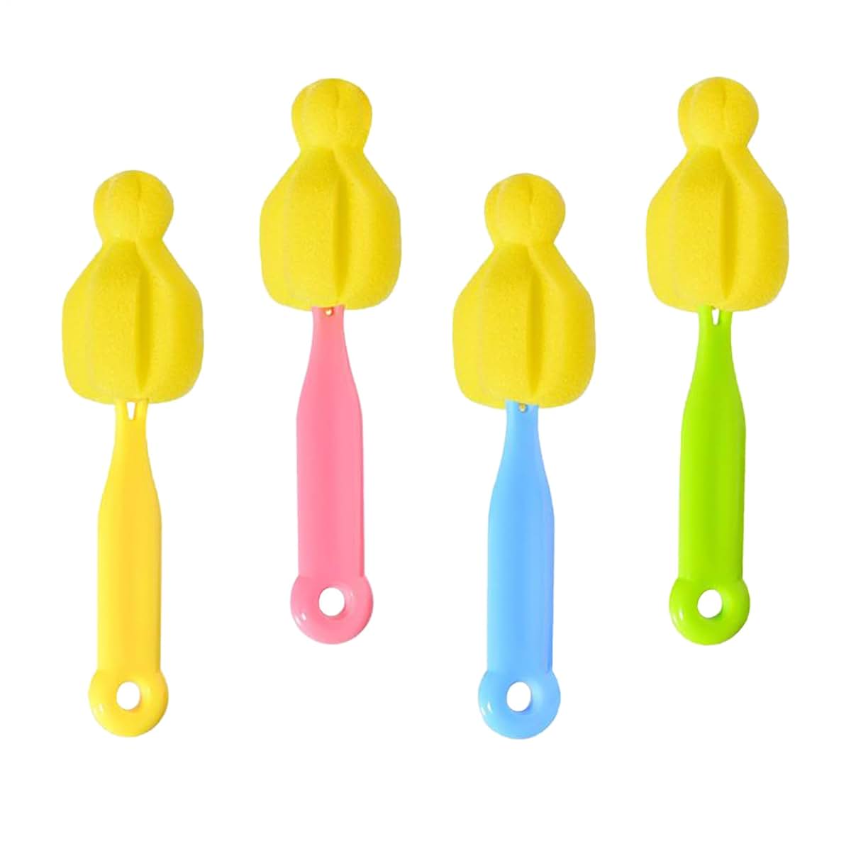 Portable Bottle Nipple Sponge Brush for Baby Water Cups and Bottles
