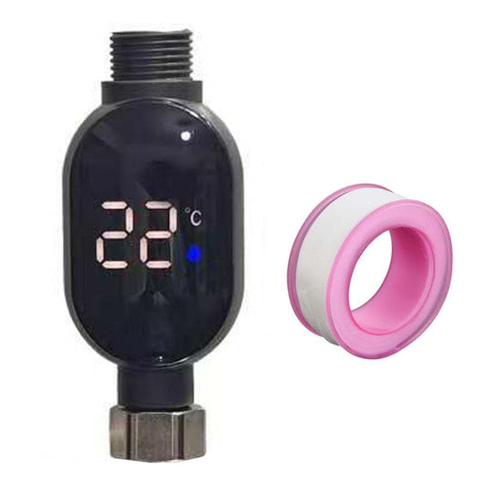 Taberoater Digital LED Shower Thermometer Water Temperature Monitor With Color Changing Display For Baby Bath Safety