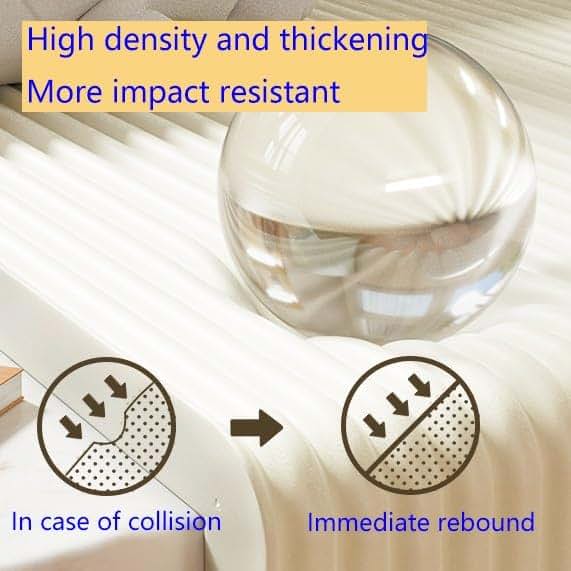 SYYXHC Edge Corner Protector Self Adhesive Soft Edge Protectors Anti-Bump Edge Protector Strip Foam Wall Corner Shield (photo 4)