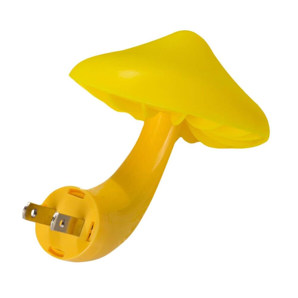 TATEELY Mushroom Night Light, Yellow Plug-In LED Lamp