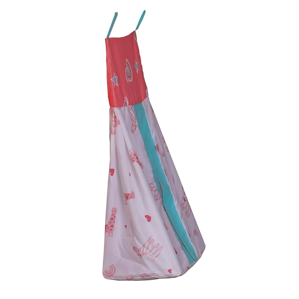 CribMATE Pink Nursery Diaper Stacker 1 PC Baby Girl Animal Rainbow Theme Diaper Storager Hanger for Girls (photo 3)