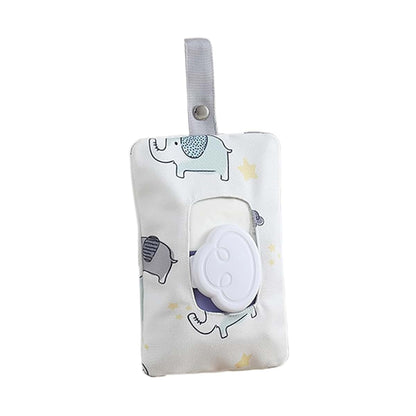 Cotton Dispenser Refillable Wipe Holder Travel Wet Container Pouch