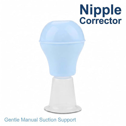 Blue Silicone Nipple Corrector for Postpartum Nursing Care