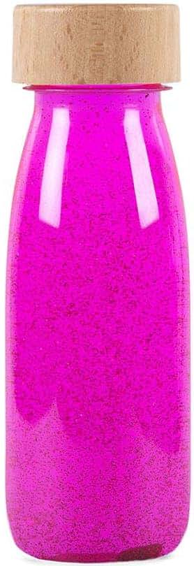 Petit Boum Neon Float Sensory Bottle Glow In The Dark Pink